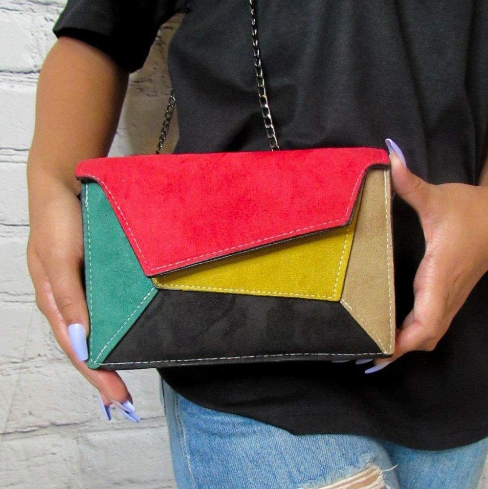 Color Block Handbag
